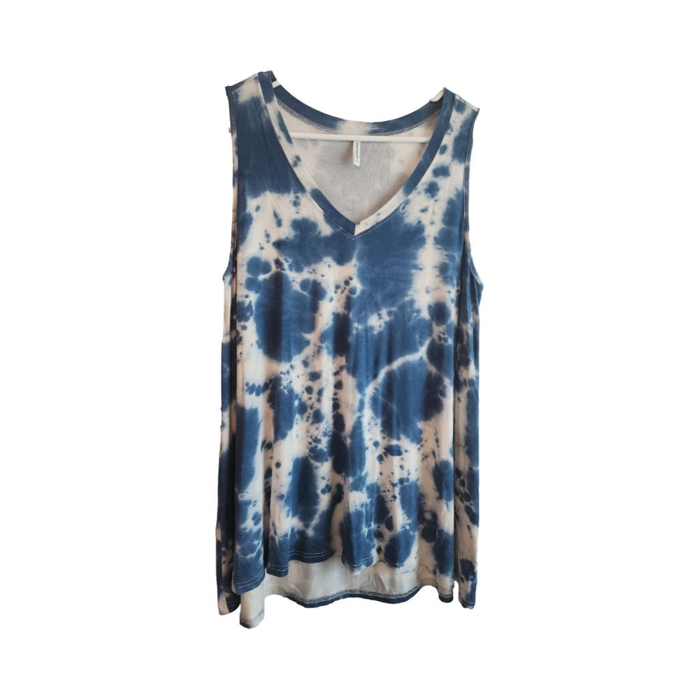 Sleeveless Tank Top, Neck, Loose Fit - XXL